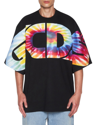 Oversized T-shirt With Tie Dye Pattern