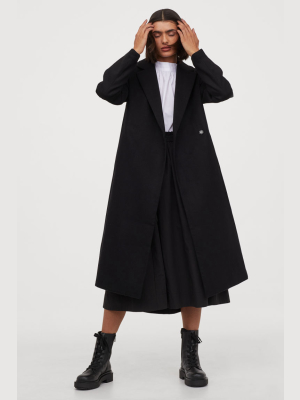 Tie Belt Coat