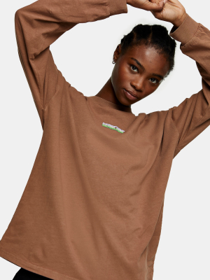 Mink Searching Long Sleeve Skater Top