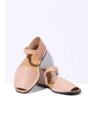 Salmon Worker - Leather Buckle Sandals