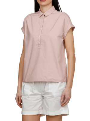 Woolrich Short-sleeved Fitted Blouse