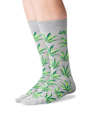 Men's Weed Crew Socks