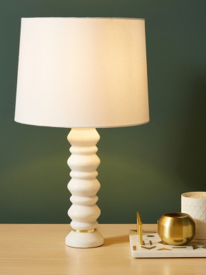 Silvia Marble Lamp Base