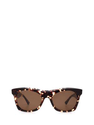 Bottega Veneta Eyewear Rectangular Frame Sunglasses