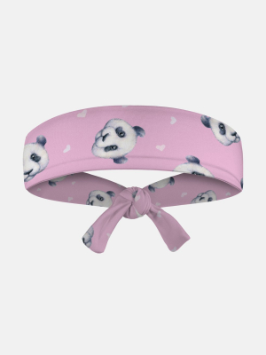 Pandas Kids Tie Headband