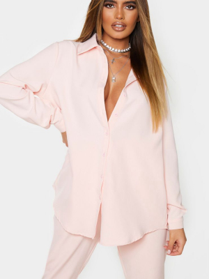 Light Pink Oversized Shirt