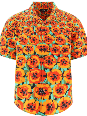 Stüssy Floral Print Buttoned Shirt