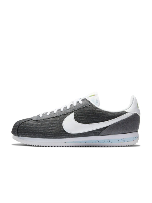 Nike Cortez Recycled Canvas Sneakers In Gray