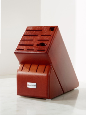 Wusthof ® 15-slot Cherry Knife Block