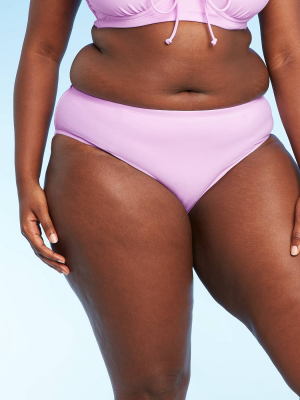 Juniors' Plus Size Hipster Bikini Bottom - Xhilaration™ Lavender