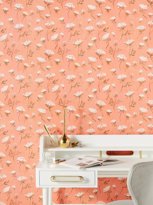 Juliet Meeks Queen's Lace Wallpaper