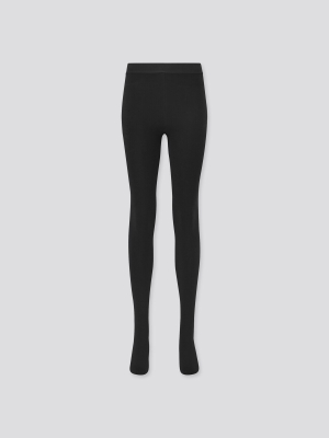 Women Heattech Extra Warm Pile-lined Tights (online Exclusive)