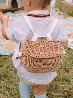 Mini Chari Rattan Bag - Natural