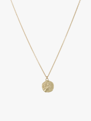 Helios And Rose Coin Necklace