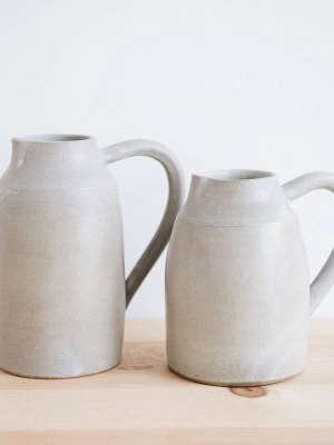 Ceramic Pitcher - Grey