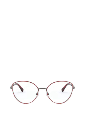 Valentino Eyewear Round Frame Glasses