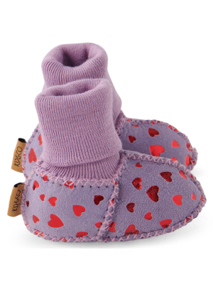 Big Love Lilac Baby Booties