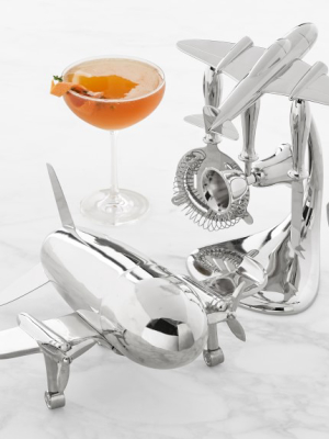 Airplane Bar Tools Set With Cocktail Shaker