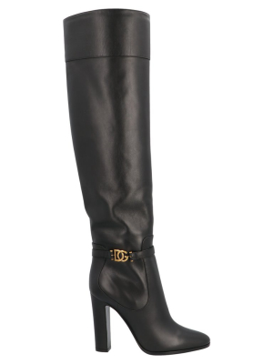 Dolce & Gabbana Dg Millenials Over The Knee Boots