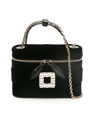 Roger Vivier Vanity Strass Buckle Micro Tote Bag