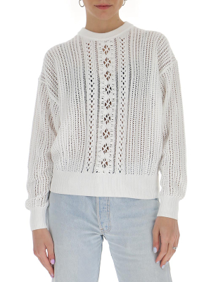 See By Chloé Embroidered Knit Jumper