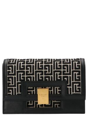 Balmain Monogram Clutch Bag