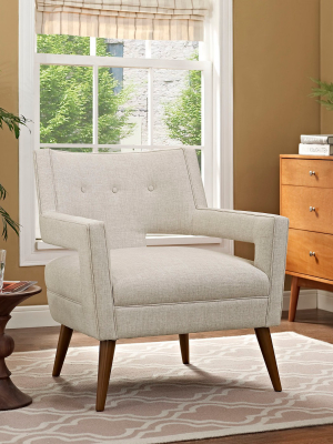 Sheer Upholstered Fabric Armchair - Modway