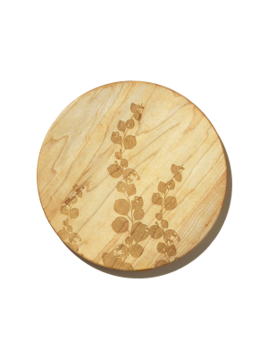 Engraved Maple Spring Branch Cutting Board