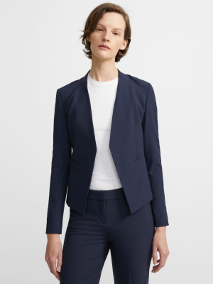 Open Blazer In Stretch Wool