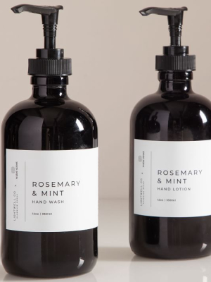 Lightwell X Water Street Hand Soap & Lotion - Rosemary & Mint