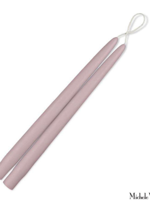 Tall Mauve Taper Candles