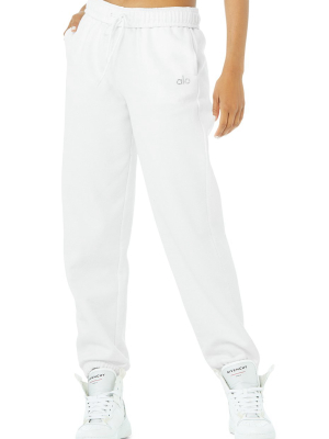 Accolade Sweatpant - White