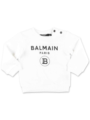 Balmain Kids Logo Printed Sweatshirt