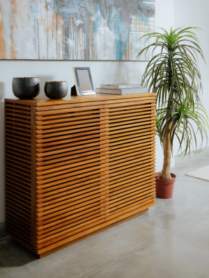 Jensen Slatted Teak Cabinet