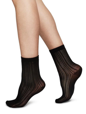 Swedish Stockings Klara Socks Black