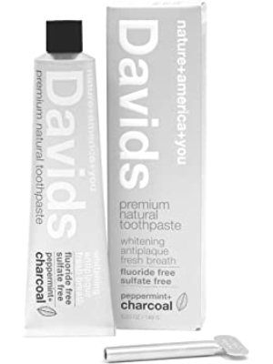 Davids Charcoal Toothpaste