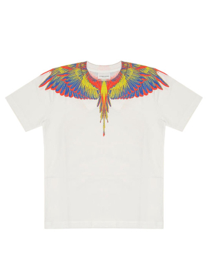 Marcelo Burlon County Of Milan Kids Wings Printed T-shirt