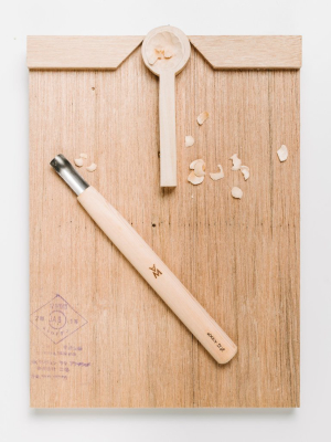 New | Ultimate Spoon Carving Kit With Book, Bench Hook & More