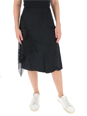 Marine Serre Asymmetric Skirt