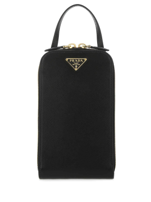 Prada Logo Plaque Mini Crossbody Bag