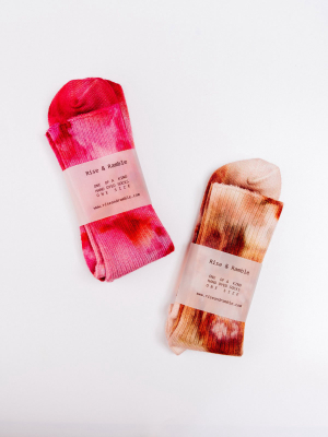 Hand Dyed Socks: Assorted Colorways