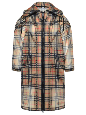 Burberry Vintage Check Mesh Parka