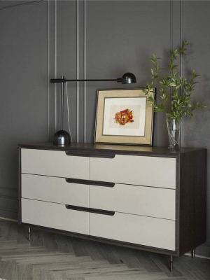 Alchemy Living Urbain Moscow Dresser - Beige And Brown