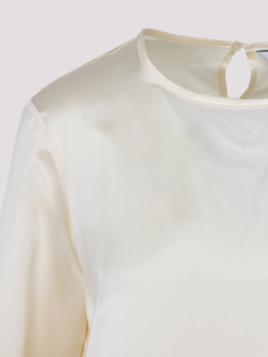 Max Mara Sava Satin Blouse