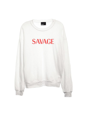 Savage [unisex Crewneck Sweatshirt]