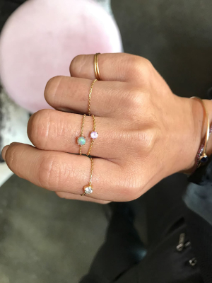 Opal Dot Chain Ring