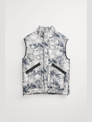 Reflective Effect Puffer Vest