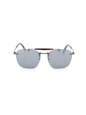 Semi-shiny Gunmetal Sunglasses