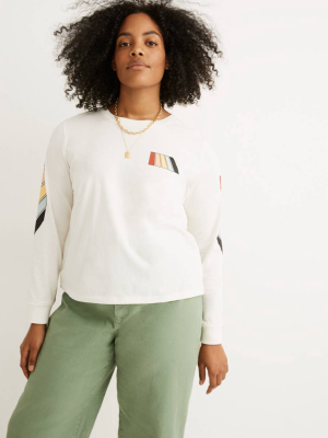 Madewell X Free & Easy® Rainbow Graphic Long-sleeve Tee