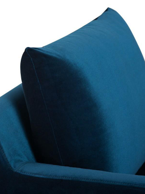 Nuevo Anders Single Seat Sofa - Midnight Blue